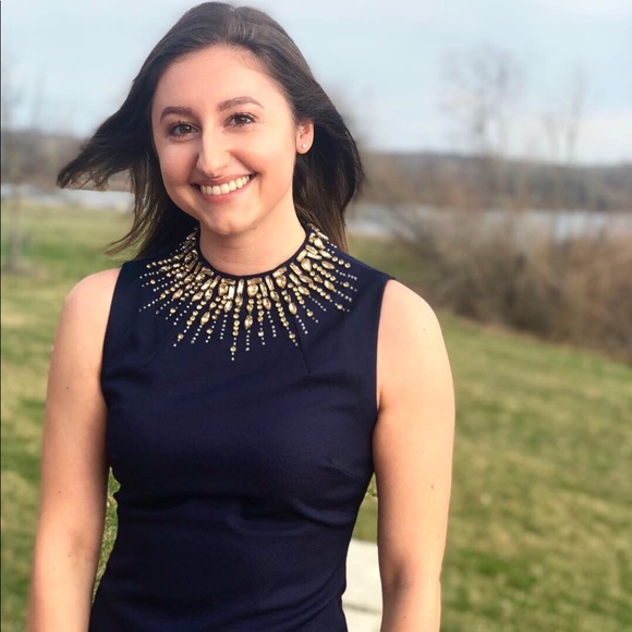 Navy blue dress - Picture 2 of 5